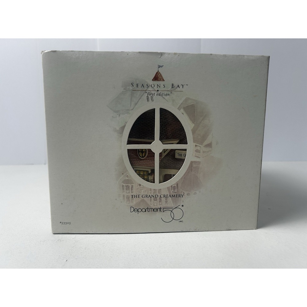 NOS Department 56 Seasons Bay "The Grand Creamery" #53305 Retired 1999 1st Ed. - Picture 3 of 12